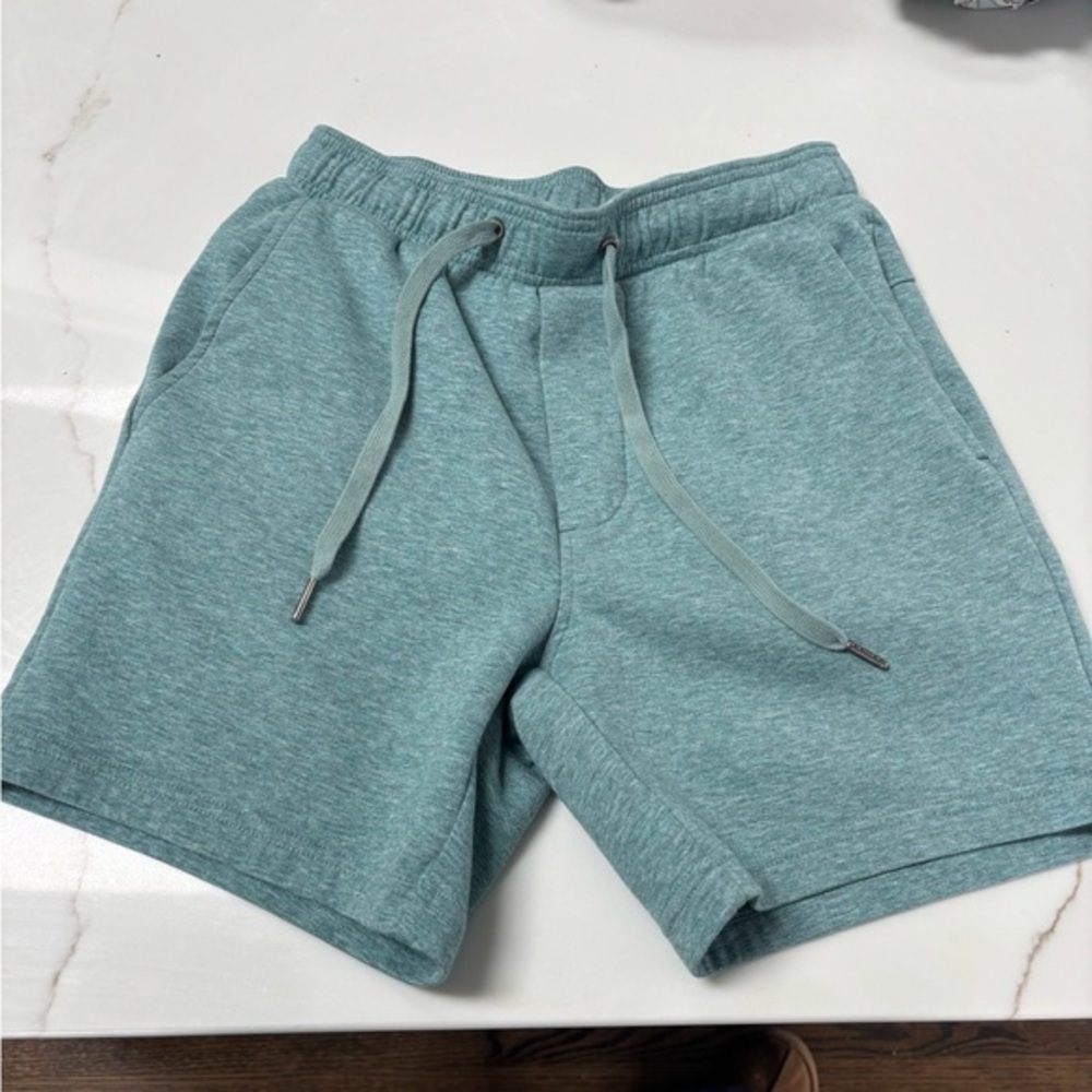 American Eagle Teal Casual Drawstring Shorts